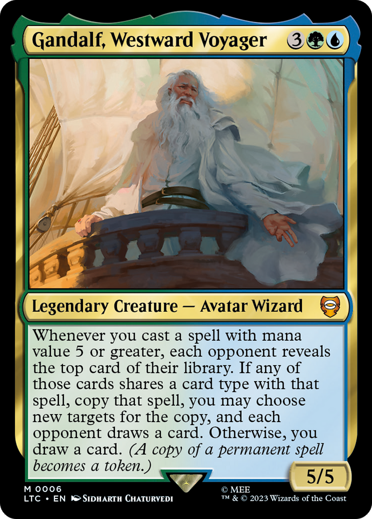 Gandalf, Westward Voyager [The Lord of the Rings: Tales of Middle-Earth Commander] | D20 Games