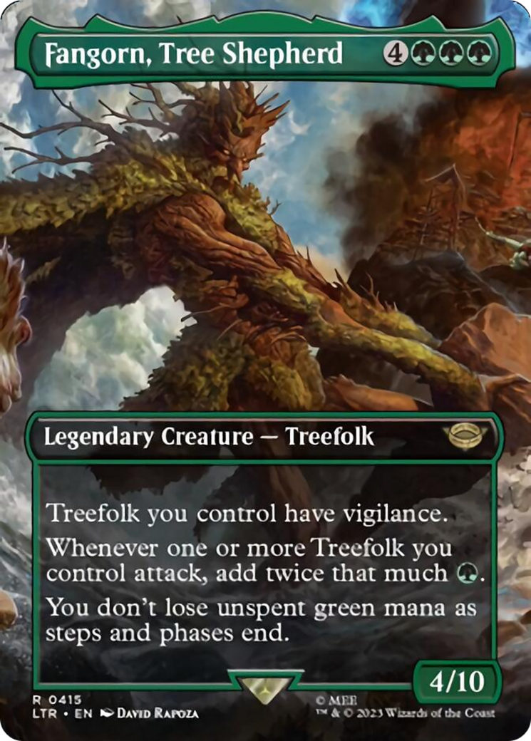 Fangorn, Tree Shepherd (Borderless Alternate Art) [The Lord of the Rings: Tales of Middle-Earth] | D20 Games