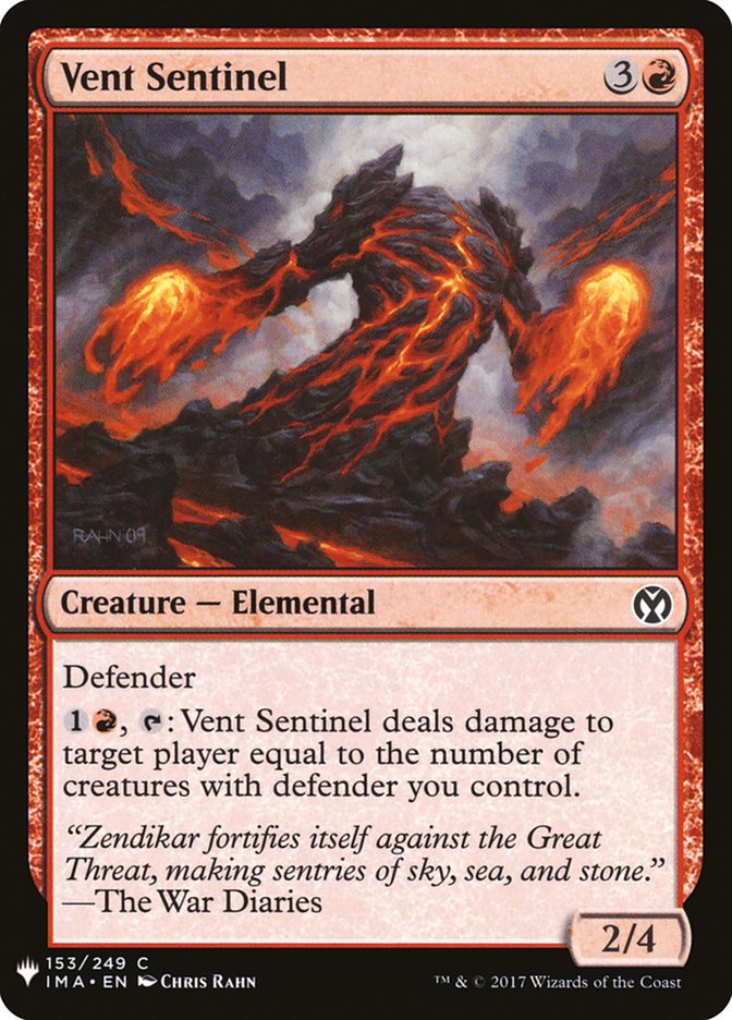 Vent Sentinel [Mystery Booster] | D20 Games