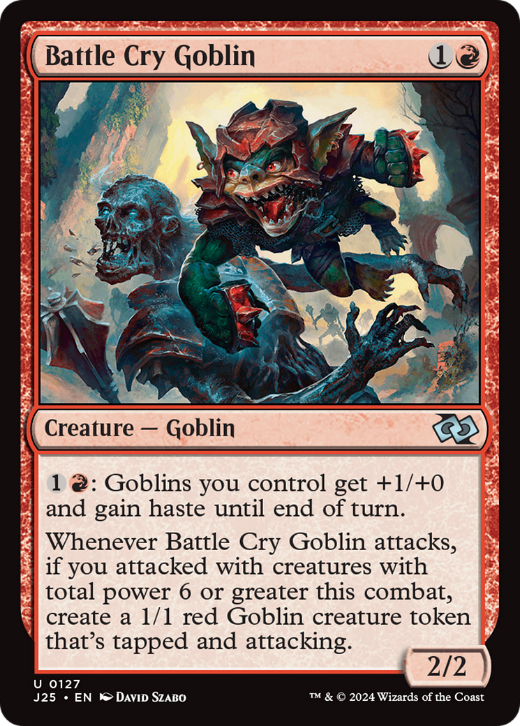 Battle Cry Goblin [Foundations Jumpstart] | D20 Games