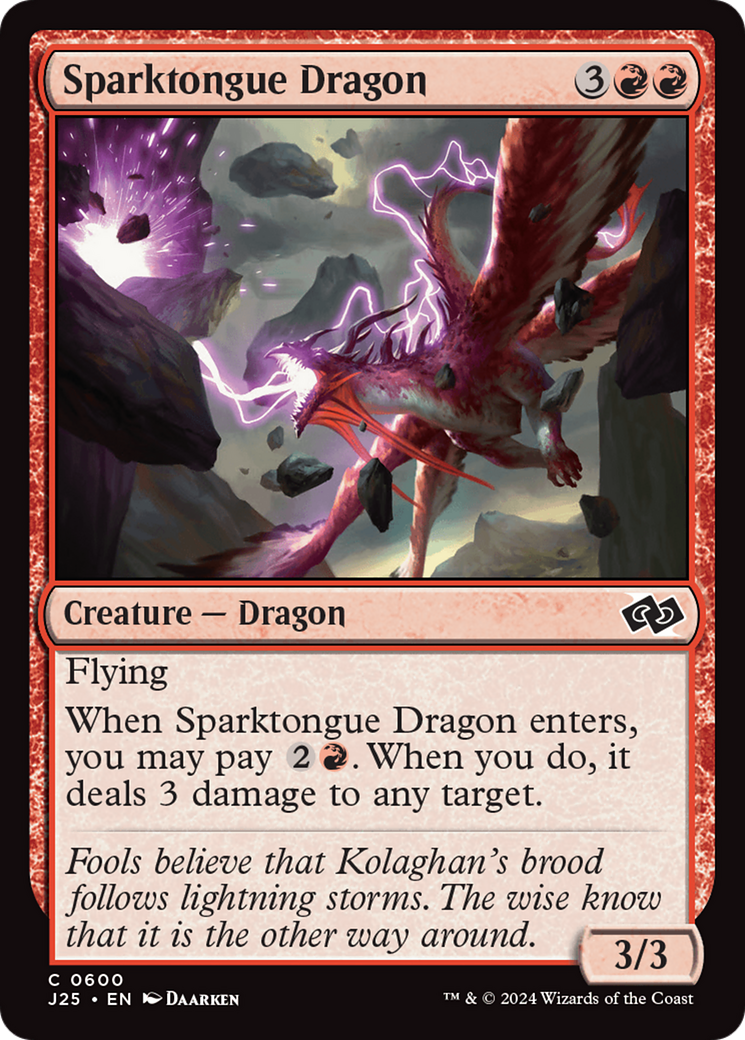 Sparktongue Dragon [Foundations Jumpstart] | D20 Games