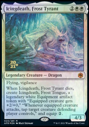 Icingdeath, Frost Tyrant [Dungeons & Dragons: Adventures in the Forgotten Realms Prerelease Promos] | D20 Games