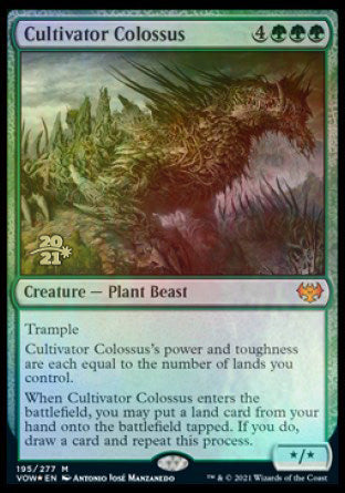 Cultivator Colossus [Innistrad: Crimson Vow Prerelease Promos] | D20 Games