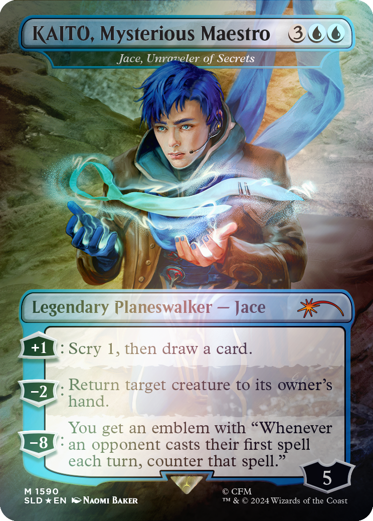 KAITO, Mysterious Maestro - Jace, Unraveler of Secrets (Rainbow Foil) [Secret Lair Drop Series] | D20 Games