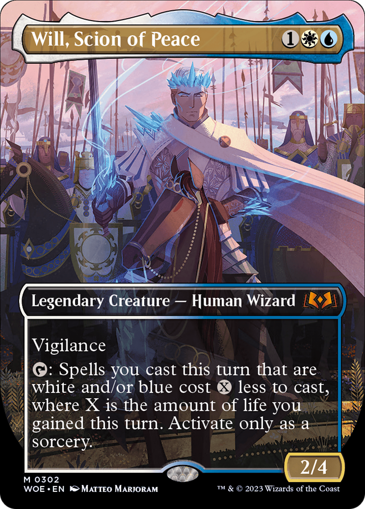 Will, Scion of Peace (Borderless Alternate Art) [Wilds of Eldraine] | D20 Games