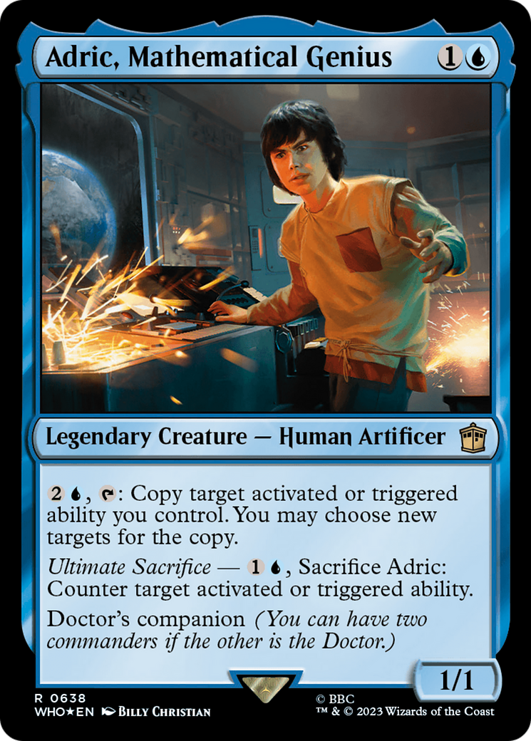 Adric, Mathematical Genius (Surge Foil) [Doctor Who] | D20 Games