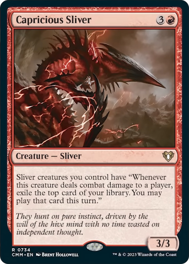 Capricious Sliver [Commander Masters] | D20 Games