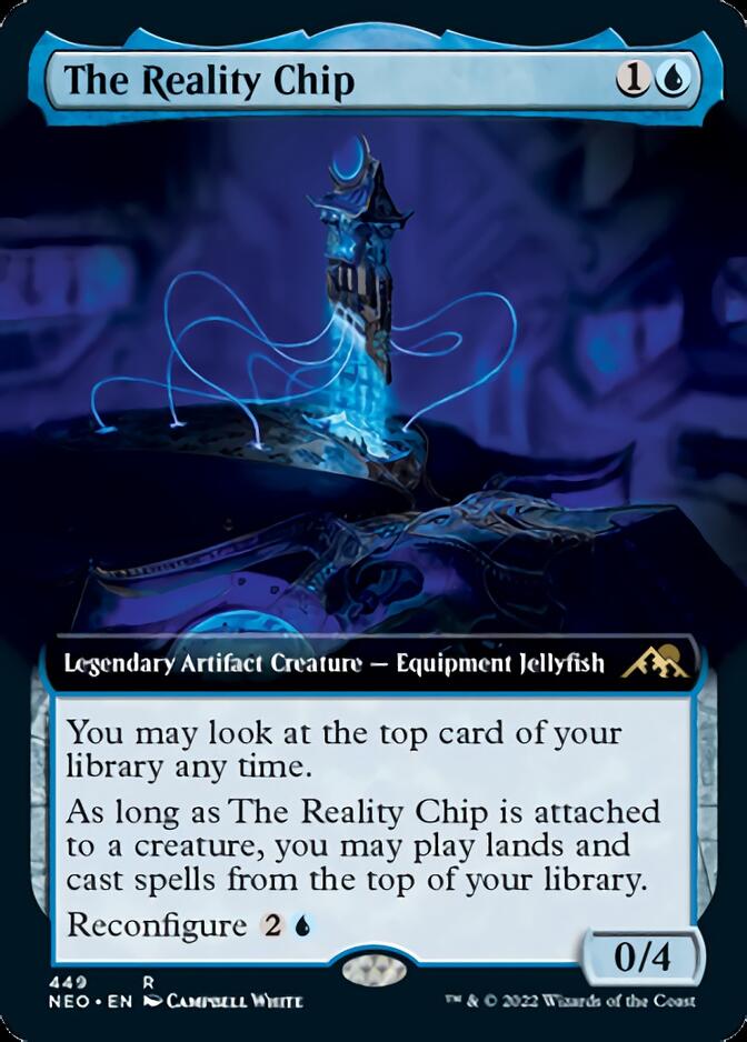 The Reality Chip (Extended Art) [Kamigawa: Neon Dynasty] | D20 Games