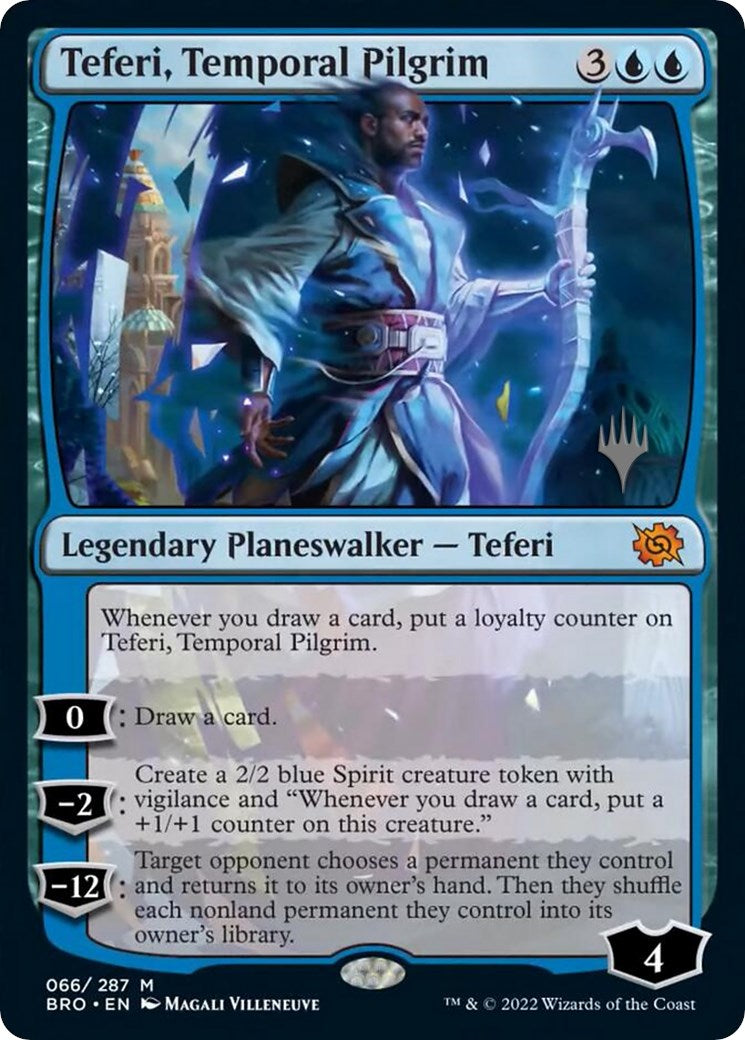 Teferi, Temporal Pilgrim (Promo Pack) [The Brothers' War Promos] | D20 Games