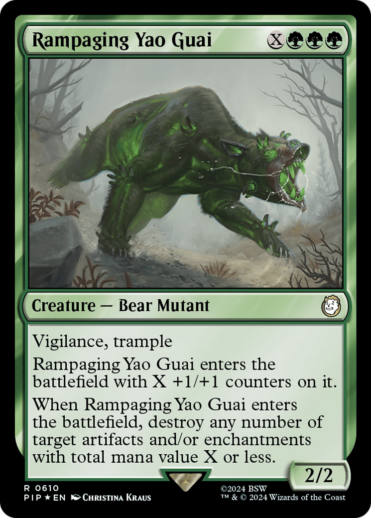 Rampaging Yao Guai (Surge Foil) [Fallout] | D20 Games