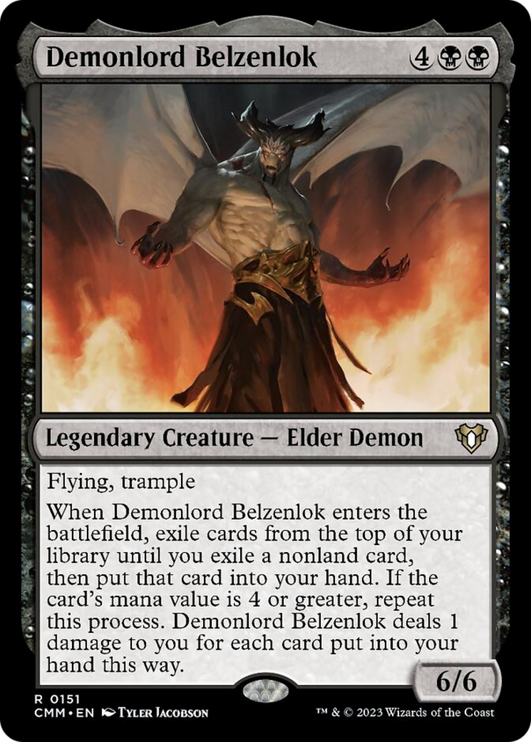 Demonlord Belzenlok [Commander Masters] | D20 Games