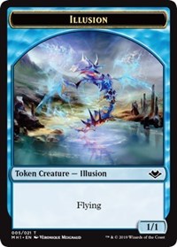 Illusion (005) // Myr (019) Double-Sided Token [Modern Horizons Tokens] | D20 Games