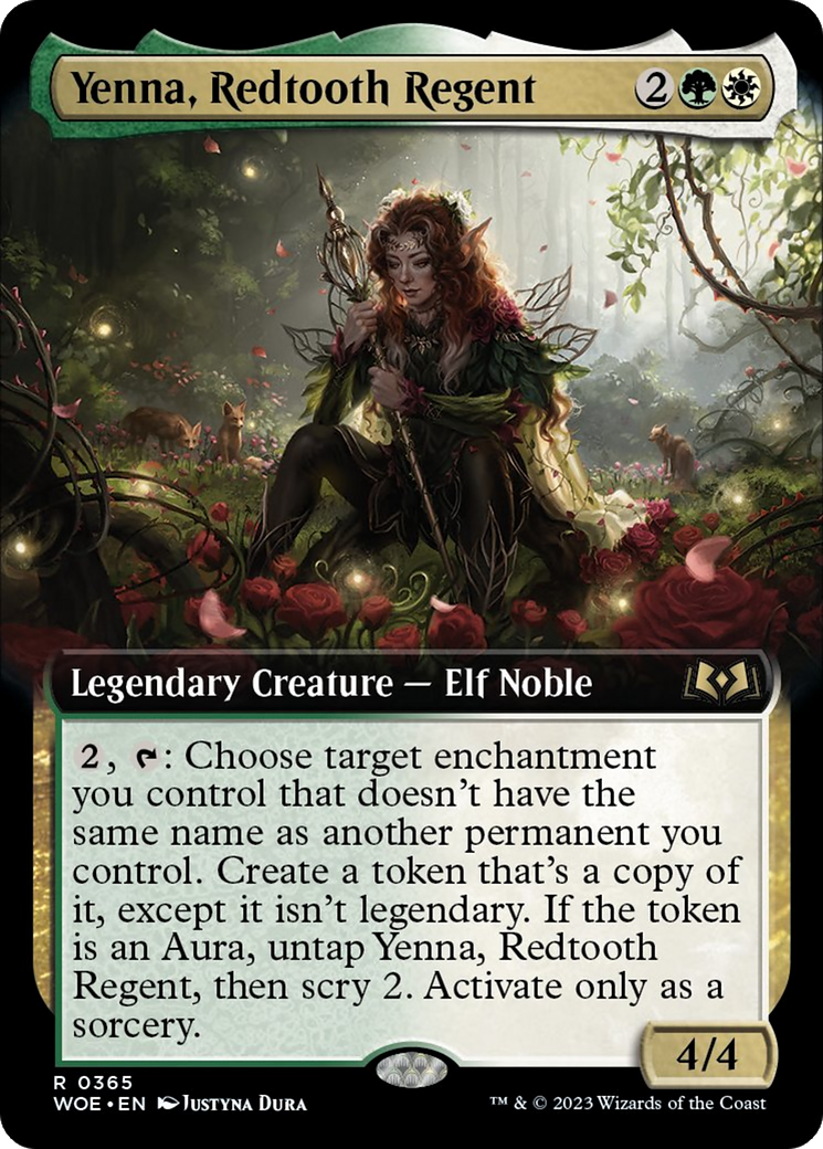 Yenna, Redtooth Regent (Extended Art) [Wilds of Eldraine] | D20 Games