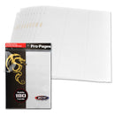 Pro-Pages card sleeves with BCW branding on a white background