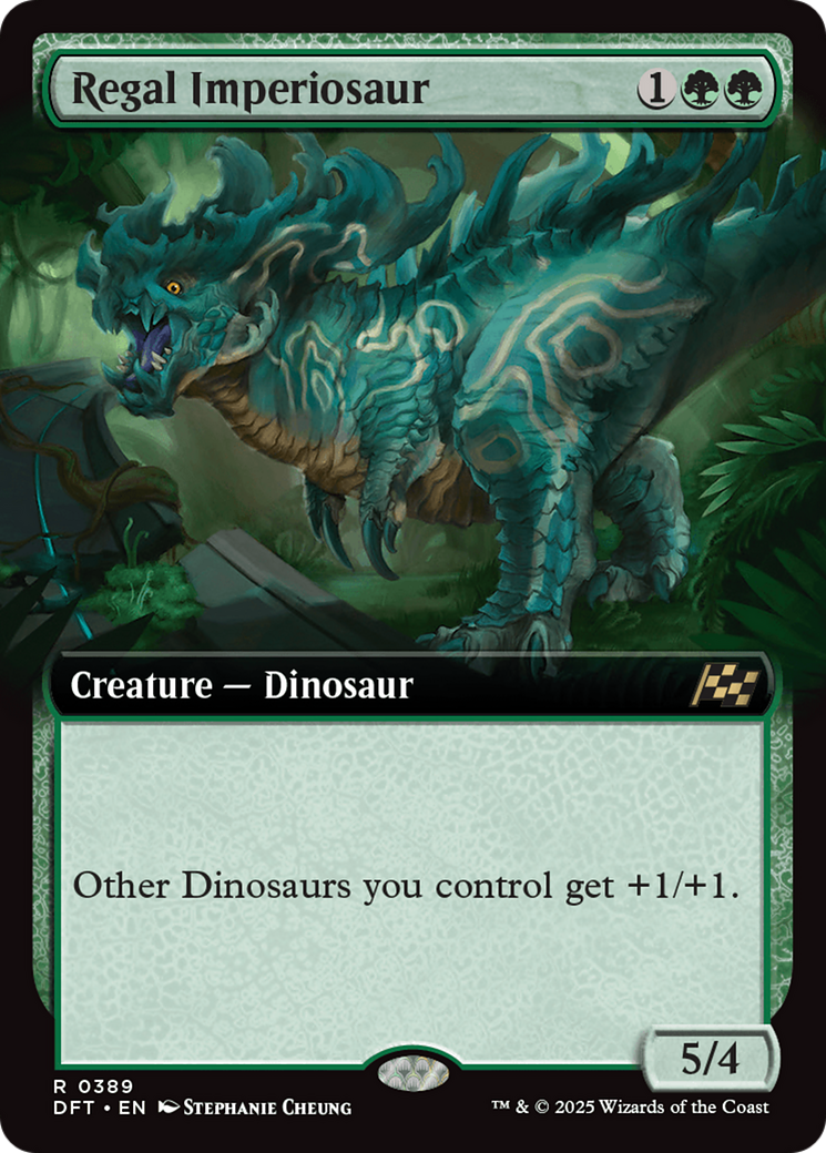 Regal Imperiosaur (Extended Art) [Aetherdrift] | D20 Games