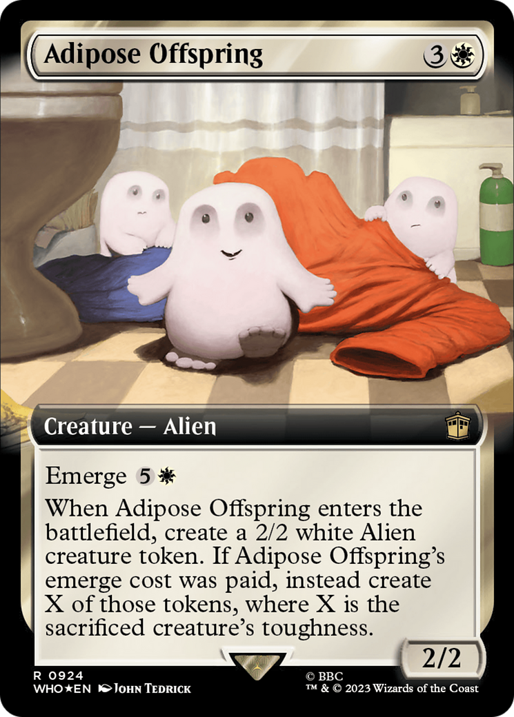 Adipose Offspring (Extended Art) (Surge Foil) [Doctor Who] | D20 Games