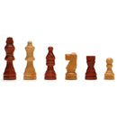 WE Games Folding Wood Travel Chess Set - 11.5 in. Board, 2.6 in. King