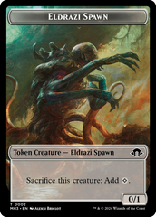 Eldrazi Spawn // Copy Double-Sided Token [Modern Horizons 3 Tokens] | D20 Games