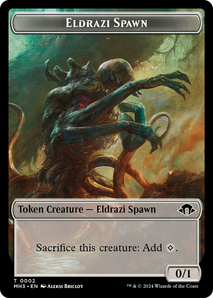 Eldrazi Spawn // Insect (0027) Double-Sided Token [Modern Horizons 3 Tokens] | D20 Games