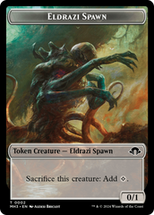 Eldrazi Spawn // Whale Double-Sided Token [Modern Horizons 3 Tokens] | D20 Games