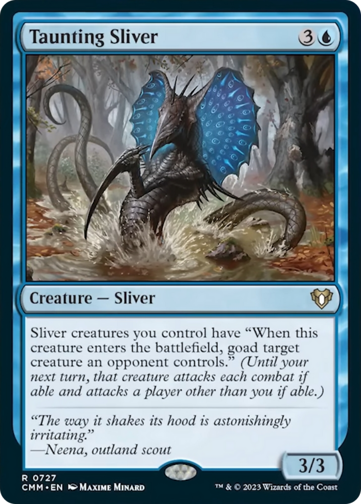 Taunting Sliver [Commander Masters] | D20 Games