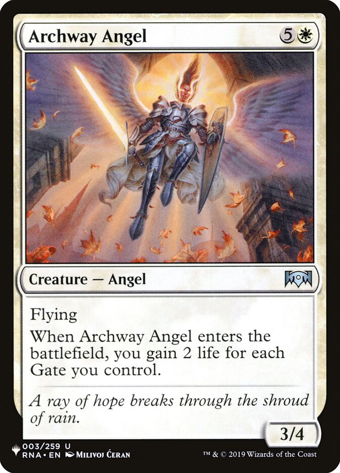 Archway Angel [The List] | D20 Games