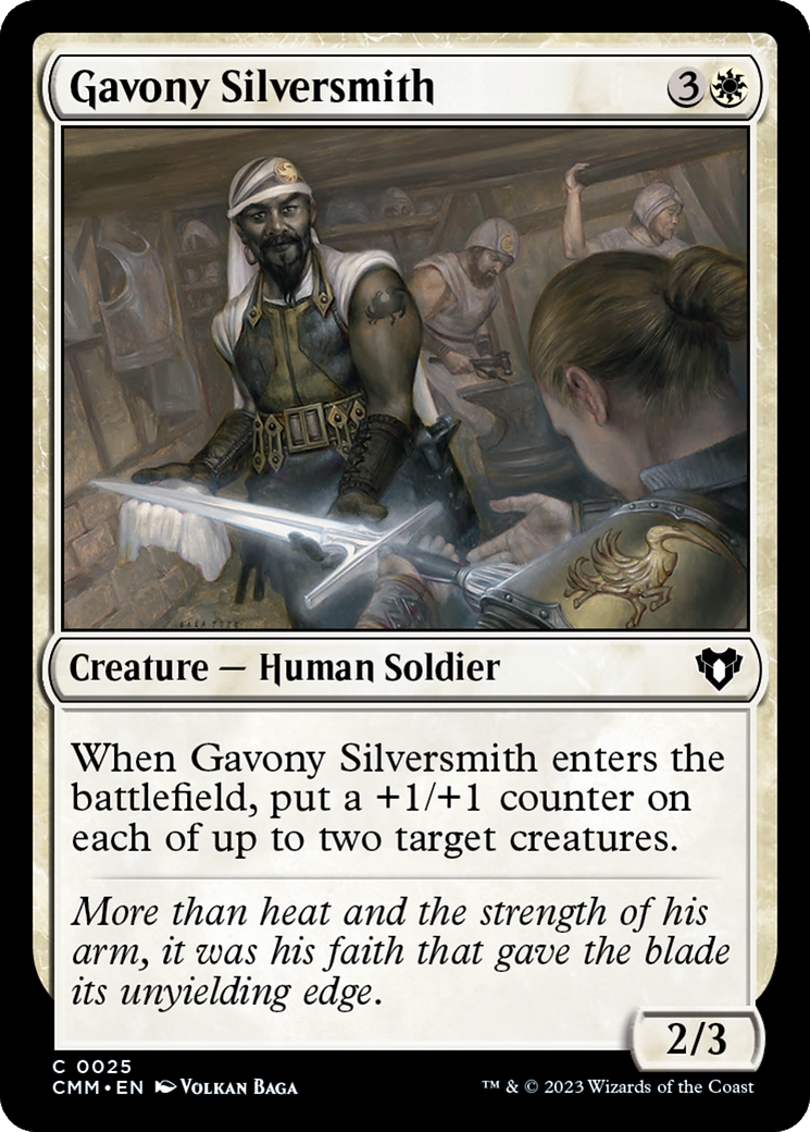 Gavony Silversmith [Commander Masters] | D20 Games