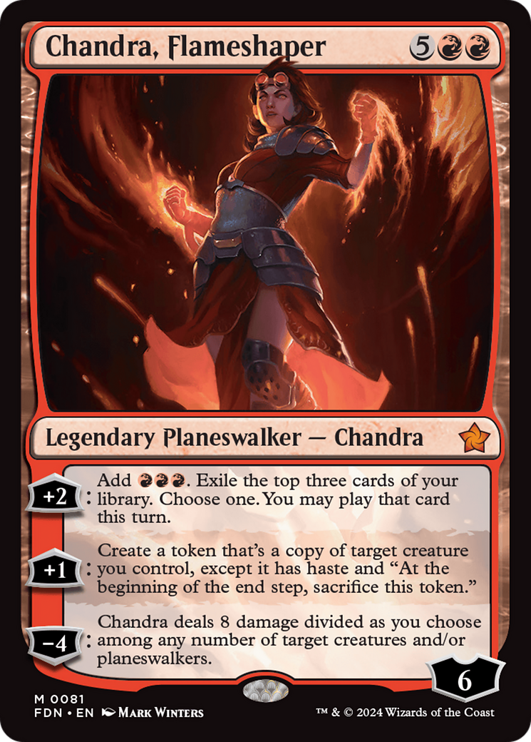 Chandra, Flameshaper [Foundations] | D20 Games