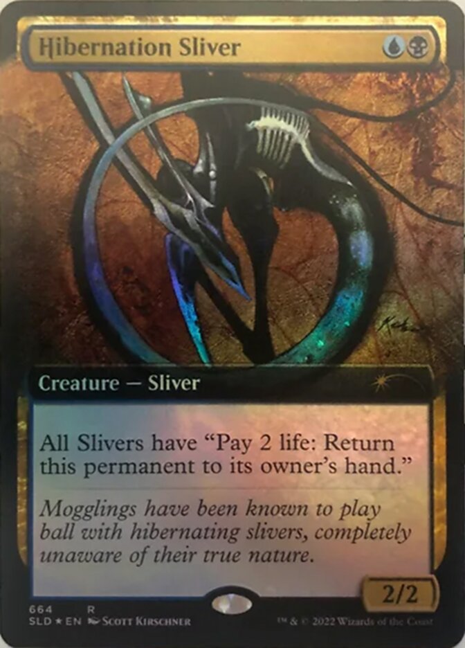 Hibernation Sliver (Extended Art) [Secret Lair Drop Promos] | D20 Games