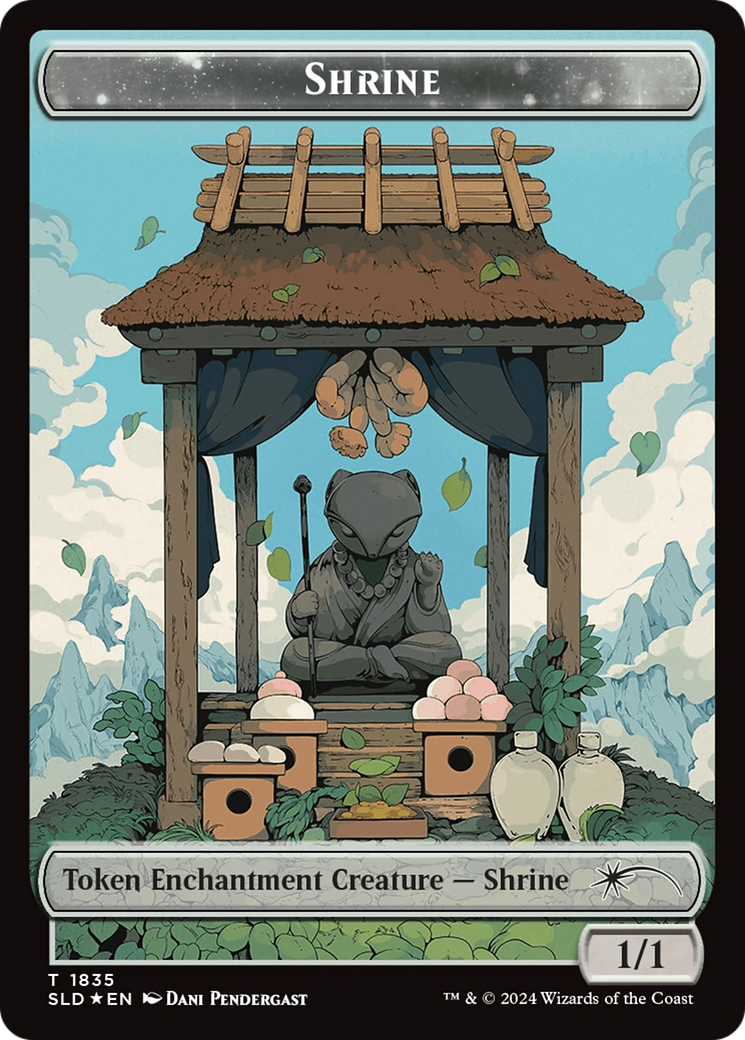 Shrine Token (Rainbow Foil) [Secret Lair: From Cute to Brute Tokens] | D20 Games