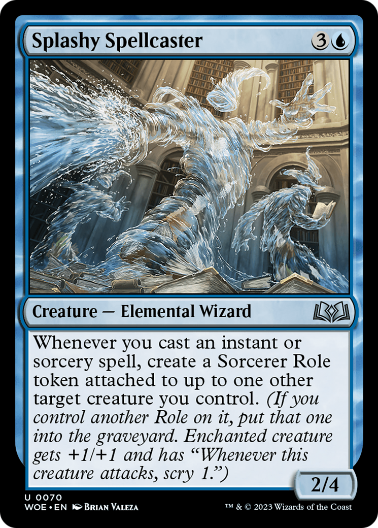 Splashy Spellcaster [Wilds of Eldraine] | D20 Games