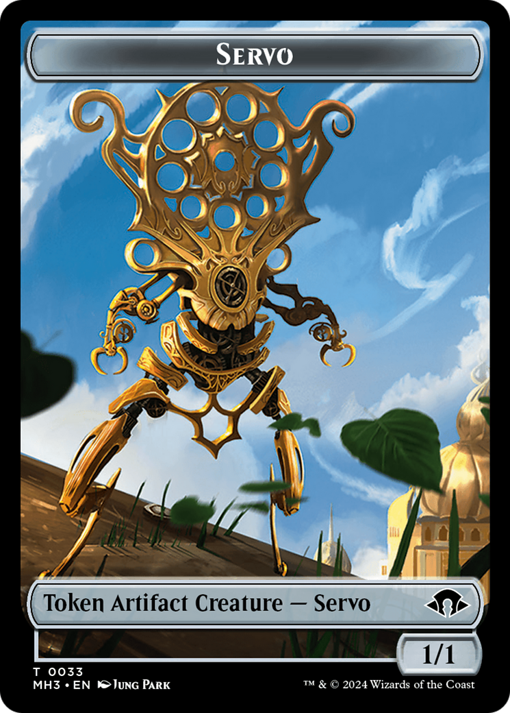 Energy Reserve (Ripple Foil) // Servo Double-Sided Token [Modern Horizons 3 Tokens] | D20 Games