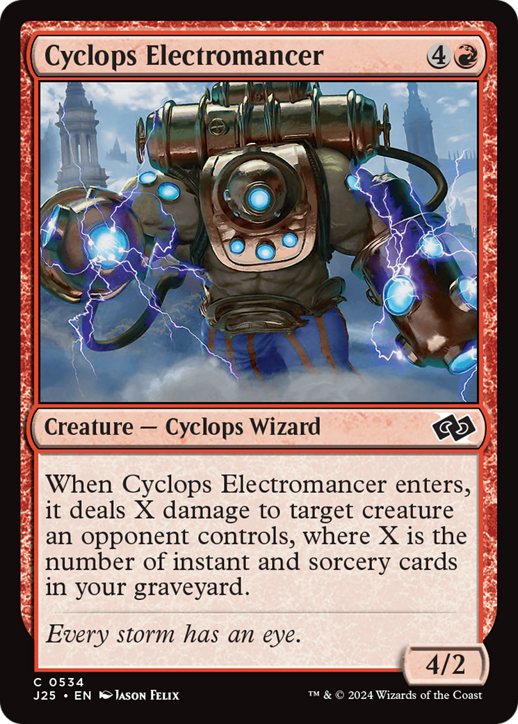 Cyclops Electromancer [Foundations Jumpstart] | D20 Games