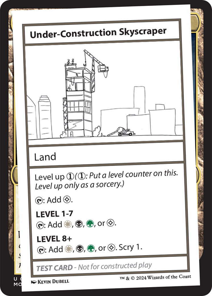 Under-Construction Skyscraper [Mystery Booster 2 Playtest Cards] | D20 Games