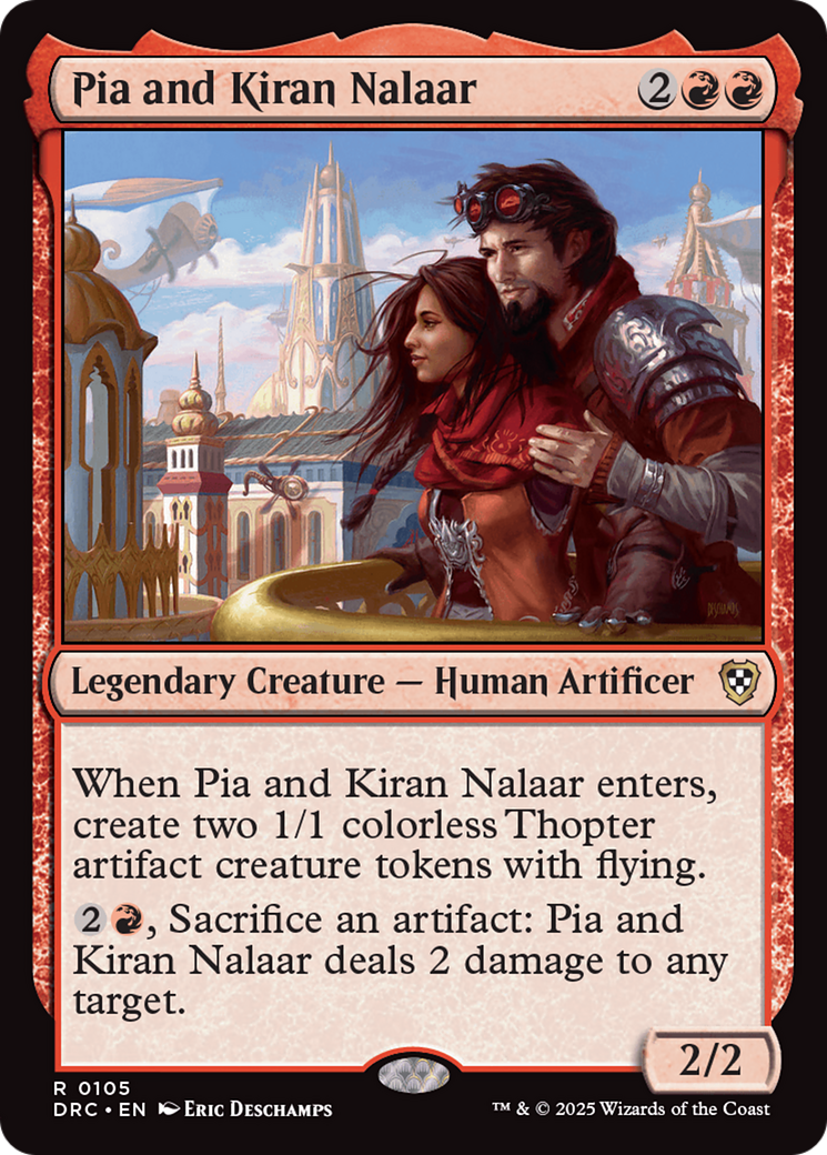 Pia and Kiran Nalaar [Aetherdrift Commander] | D20 Games