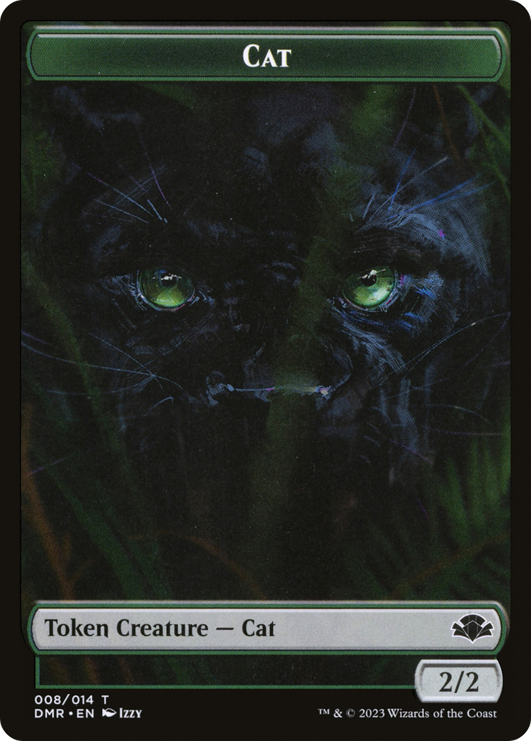 Cat Token (008) [Dominaria Remastered Tokens] | D20 Games