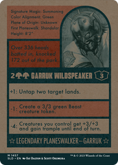 Garruk Wildspeaker [Secret Lair Drop Series] | D20 Games