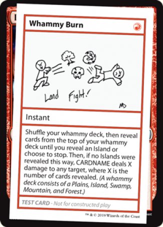 Whammy Burn (2021 Edition) [Mystery Booster Playtest Cards] | D20 Games