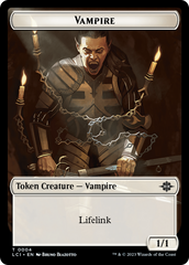 Vampire // Vampire Demon Double-Sided Token [The Lost Caverns of Ixalan Tokens] | D20 Games