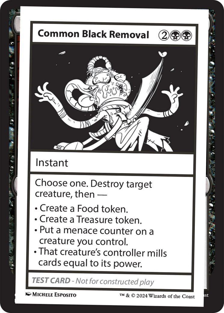 Common Black Removal [Mystery Booster 2 Playtest Cards] | D20 Games