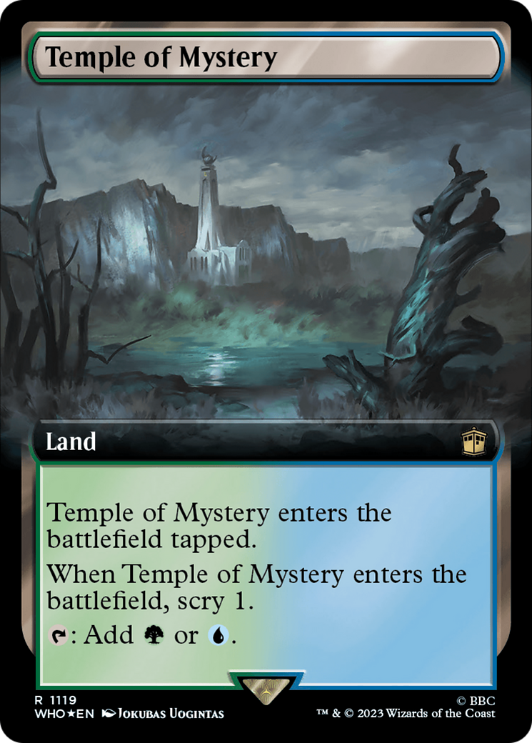 Temple of Mystery (Extended Art) (Surge Foil) [Doctor Who] | D20 Games