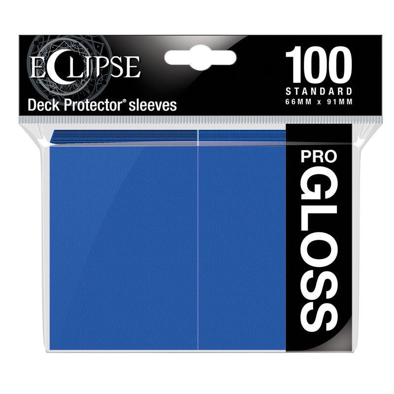 Eclipse Deck Protector Sleeves Gloss: Pacific Blue | D20 Games