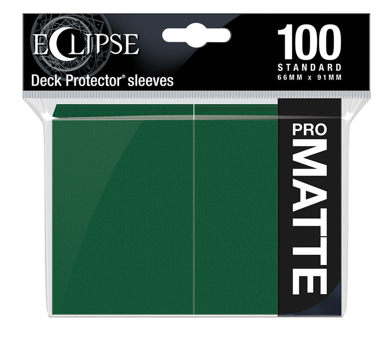 Eclipse Deck Protector Sleeves Matte: Green | D20 Games