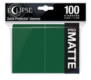 Eclipse Deck Protector Sleeves Matte: Green