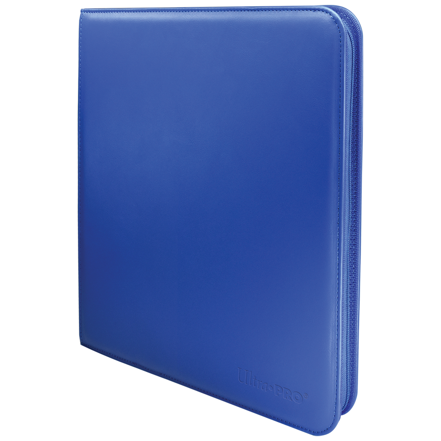 Ultra Pro Vivid 12 Pocket Zippered Pro Binder Blue | D20 Games