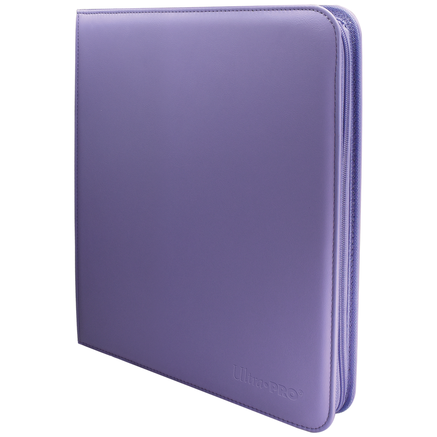 Ultra Pro Vivid 12 Pocket Zippered Pro Binder Lilac | D20 Games