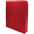 Ultra Pro Vivid 12 Pocket Zippered Pro Binder Red