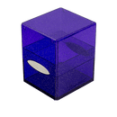 Purple Glitter Satin Cube Deck Box
