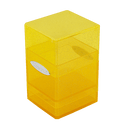Yellow Glitter Satin Tower Deck Box