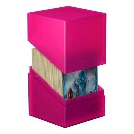 Boulder Deck Case - Rhodonite (Holds 100+)